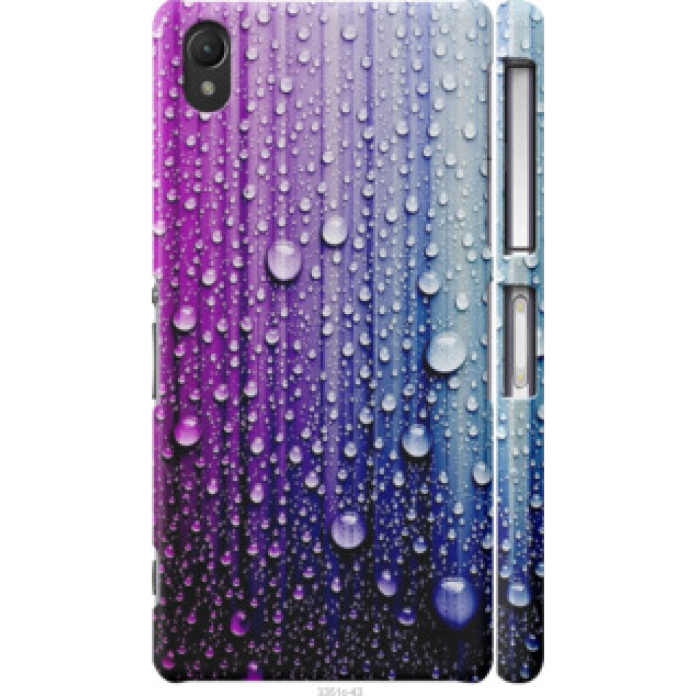 Чехол на Sony Xperia Z2 D6502/D6503 Капли воды (3351c-43)