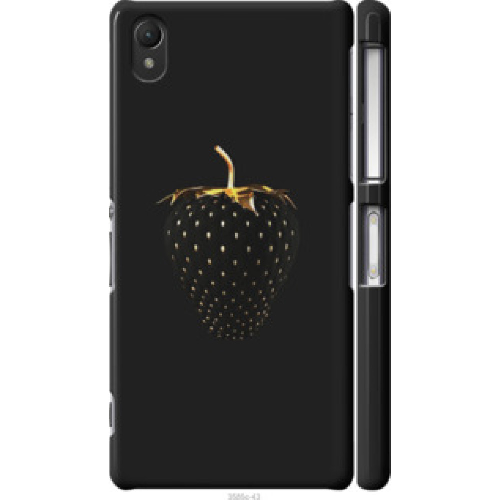 Чохол на Sony Xperia Z2 D6502/D6503 Черная клубника (3585c-43)