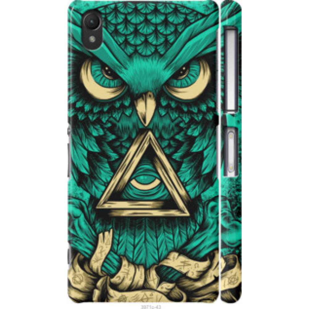 Чехол на Sony Xperia Z2 D6502/D6503 Сова Арт-тату (3971c-43)