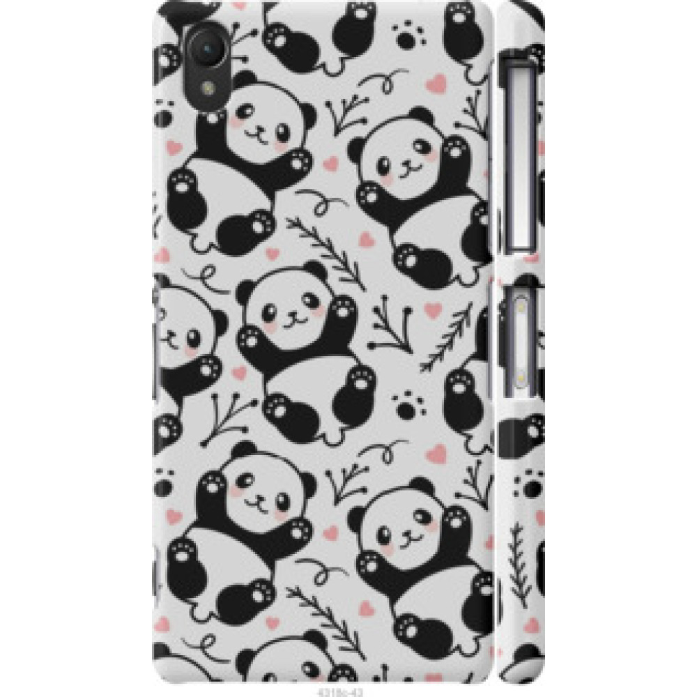 Чохол на Sony Xperia Z2 D6502/D6503 Панды (4318c-43)