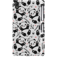 Чехол на Sony Xperia Z2 D6502/D6503 Панды (4318c-43)