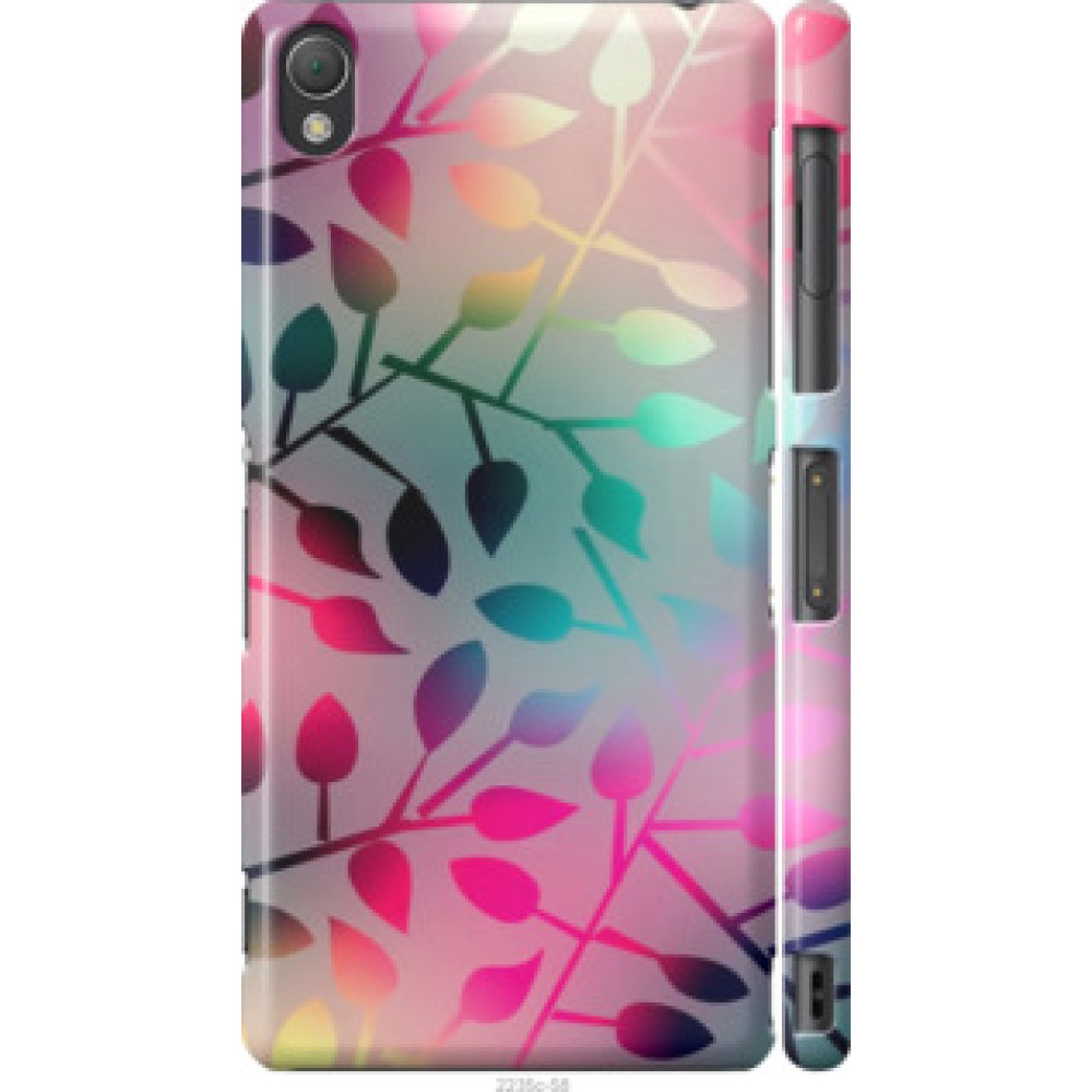 Чехол на Sony Xperia Z3 D6603 Листья (2235c-58)