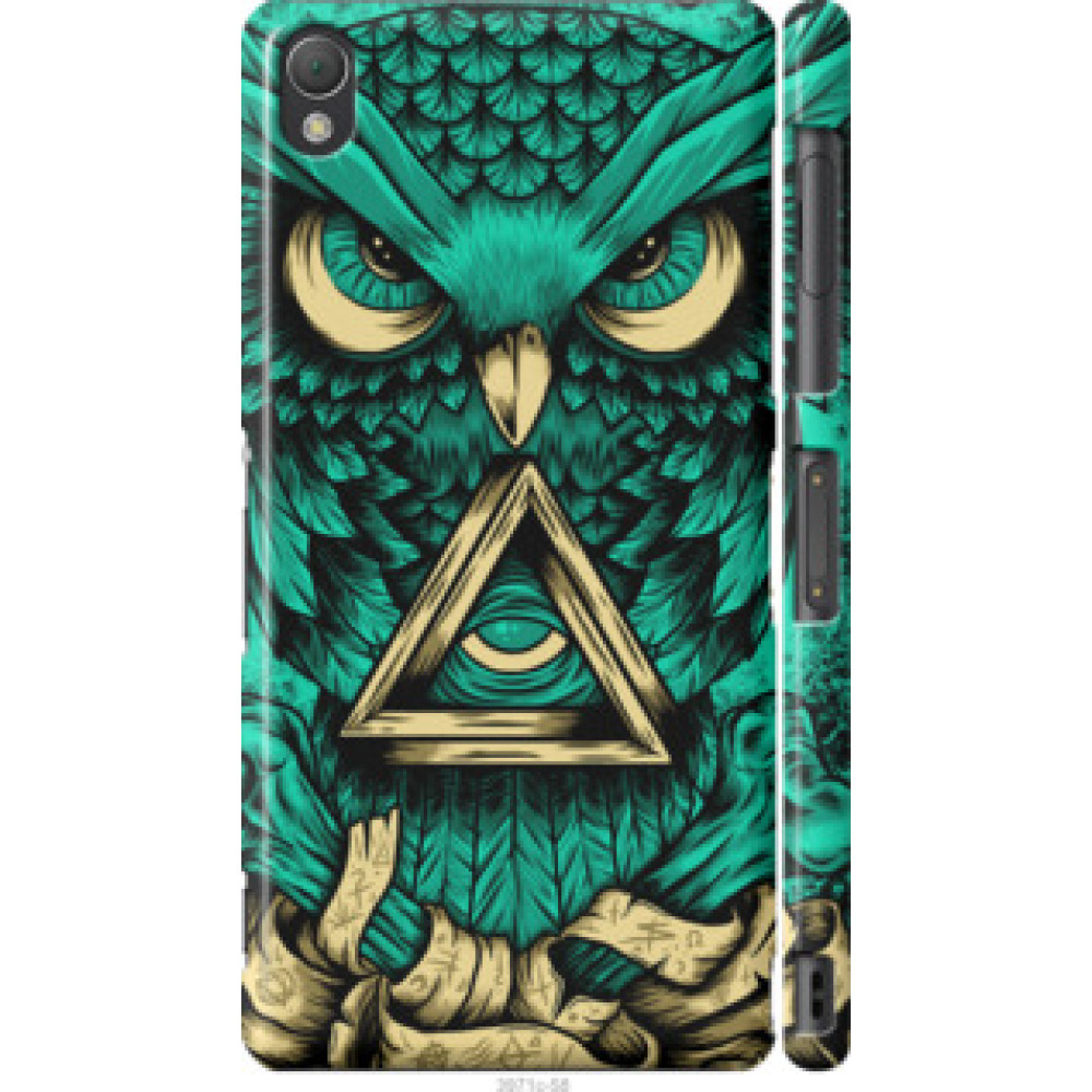 Чехол на Sony Xperia Z3 dual D6633 Сова Арт-тату (3971c-59)