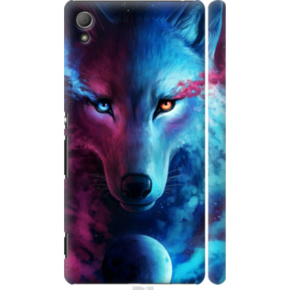 Чехол на Sony Xperia Z3+ Dual E6533 Арт-волк (3999c-165)