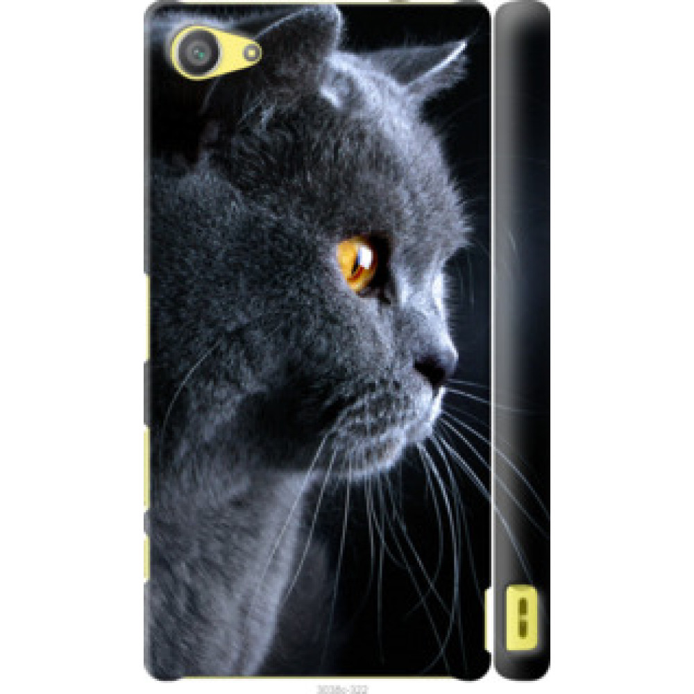 Чехол на Sony Xperia Z5 Compact E5823 Красивый кот (3038c-322)