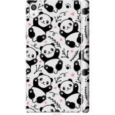 Чехол на Sony Xperia Z5 Premium E6883 Панды (4318c-345)