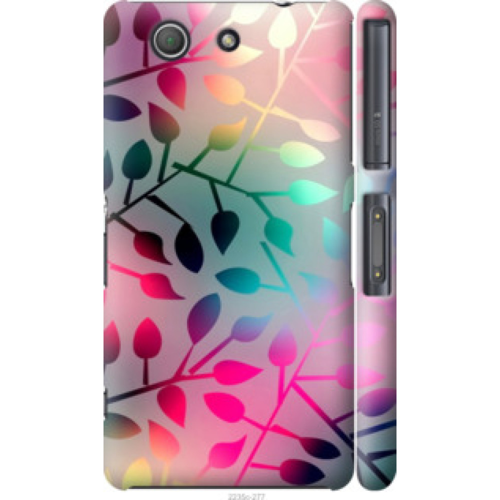 Чехол на Sony Xperia Z3 Compact D5803 Листья (2235c-277)