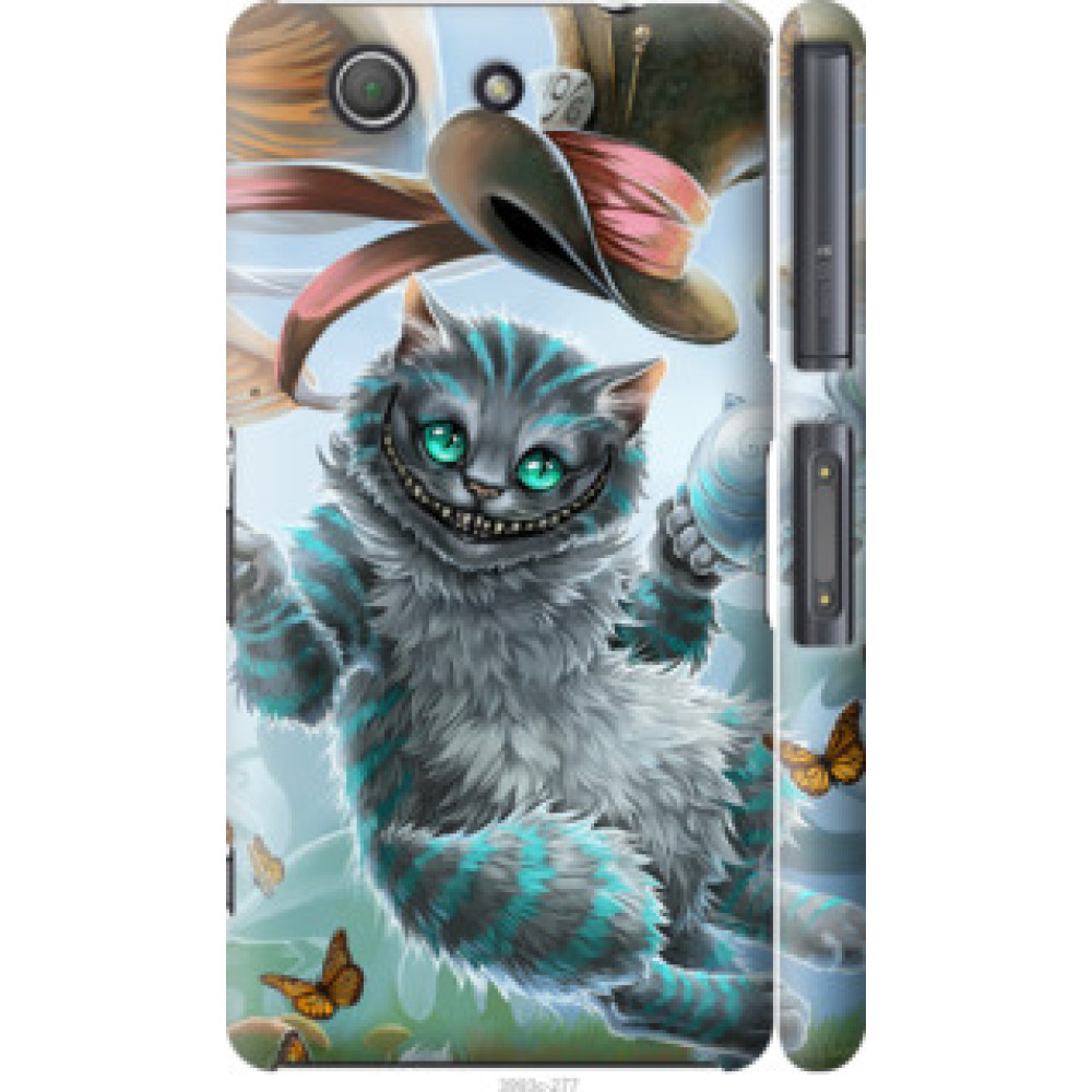 Чехол на Sony Xperia Z3 Compact D5803 Чеширский кот 2 (3993c-277)