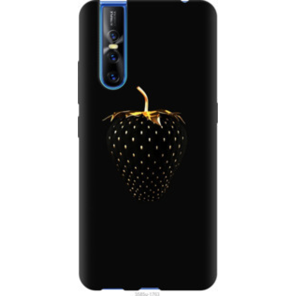 Чехол на Vivo V15 pro Черная клубника (3585u-1763)