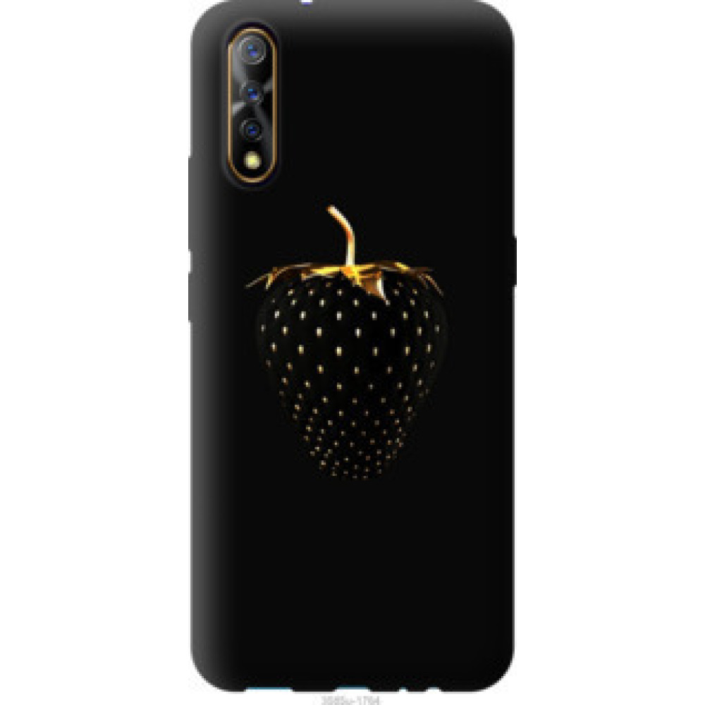 Чехол на Vivo V17 Neo Черная клубника (3585u-1764)