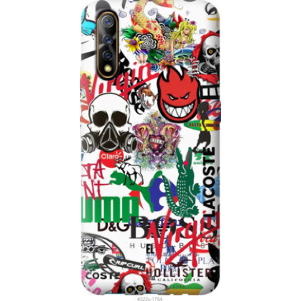 Чохол на Vivo V17 Neo Many different logos (4022u-1764)