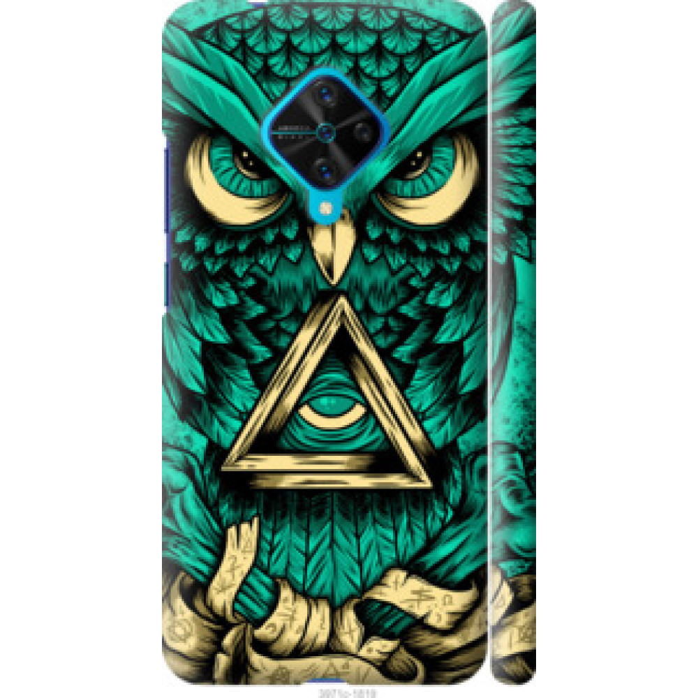 Чехол на Vivo V17 Сова Арт-тату (3971c-1819)