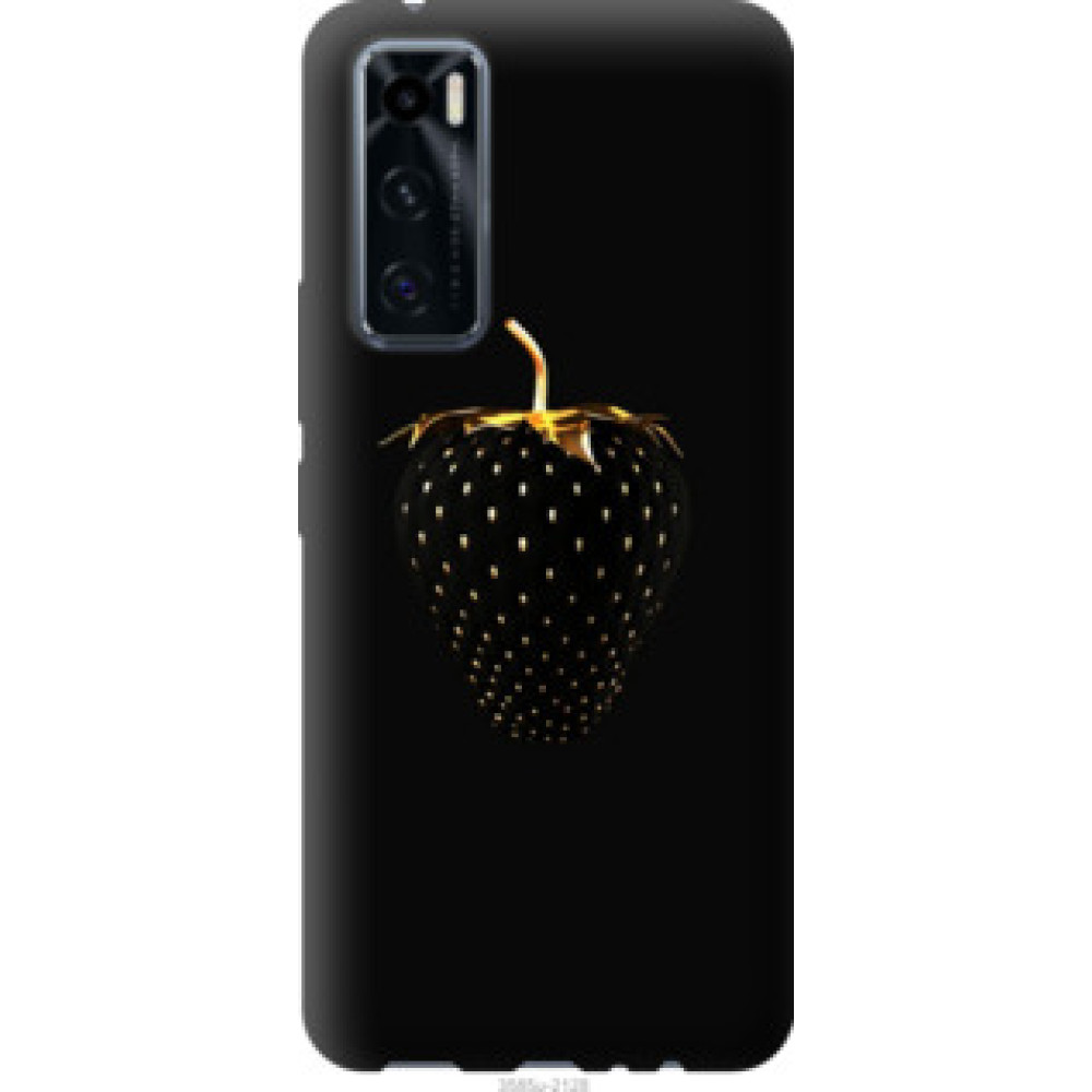 Чохол на Vivo V20 SE Черная клубника (3585u-2128)