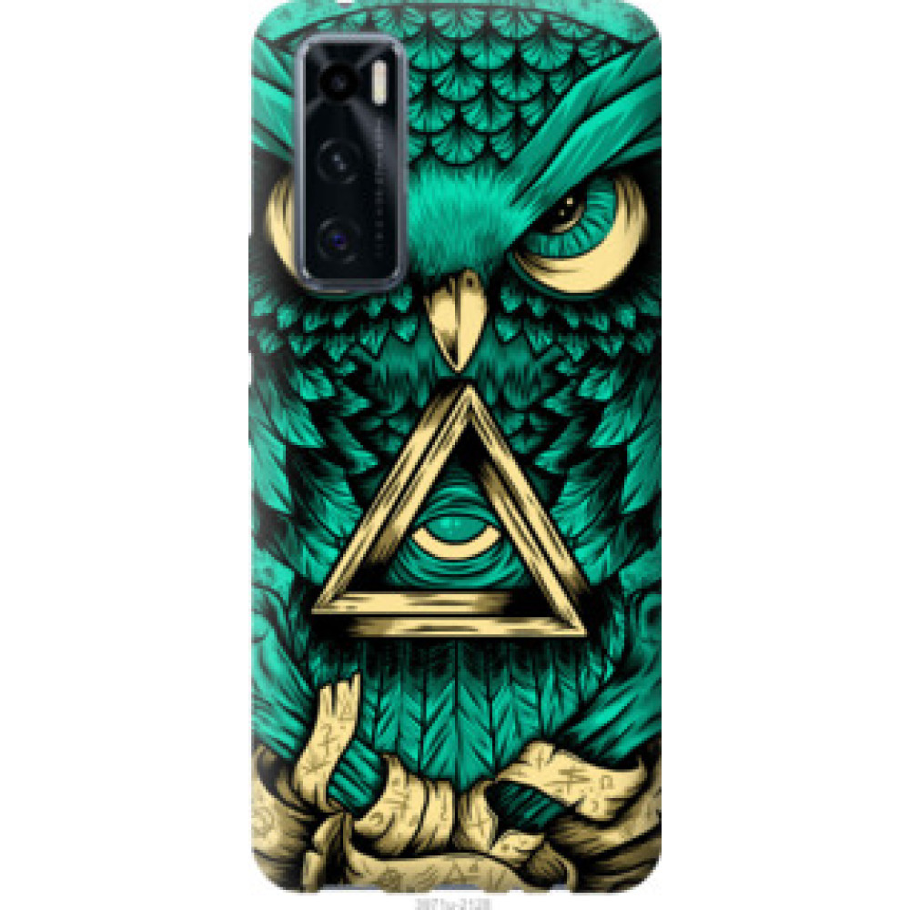 Чехол на Vivo V20 SE Сова Арт-тату (3971u-2128)