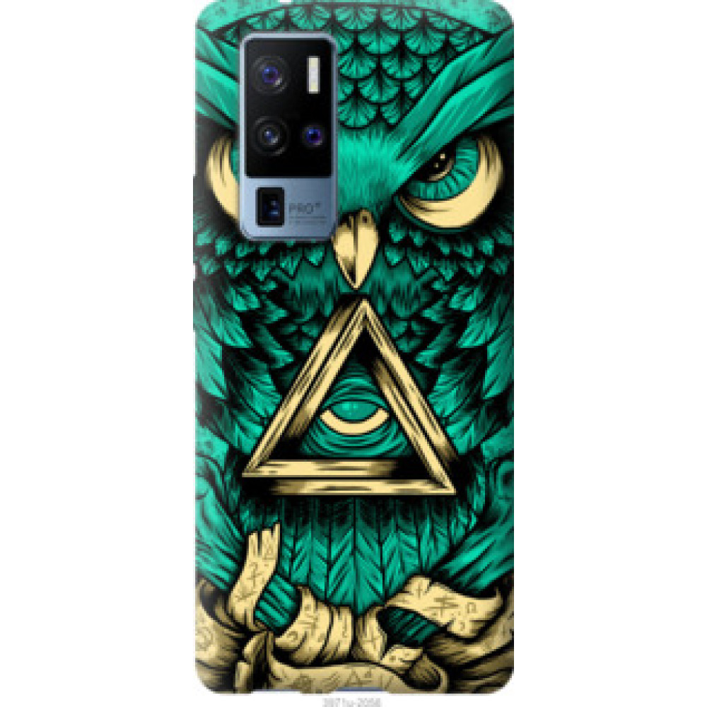 Чехол на Vivo X50 Pro Plus Сова Арт-тату (3971u-2056)