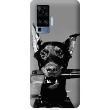 Чехол на Vivo X50 Pro Доберман (2745u-1956)