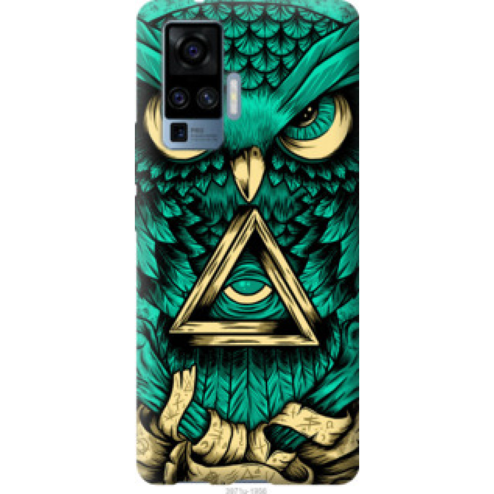 Чехол на Vivo X50 Pro Сова Арт-тату (3971u-1956)