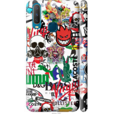 Чехол на Vivo Y15 Many different logos (4022c-1791)