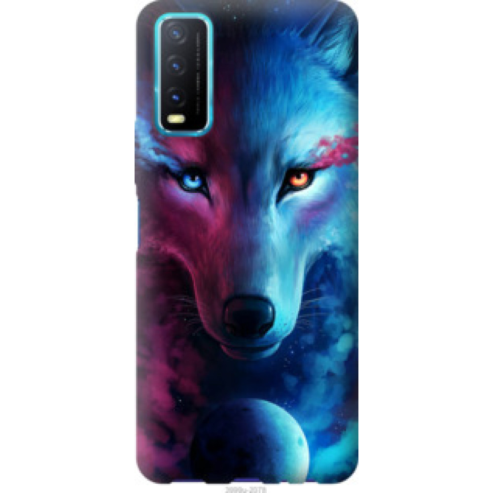 Чехол на Vivo Y20 Арт-волк (3999c-2078)