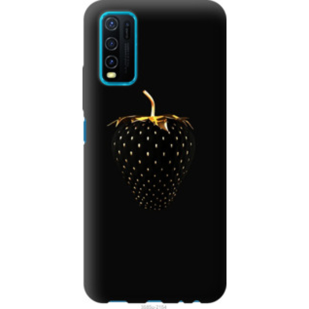 Чехол на Vivo Y30 Черная клубника (3585u-2154)