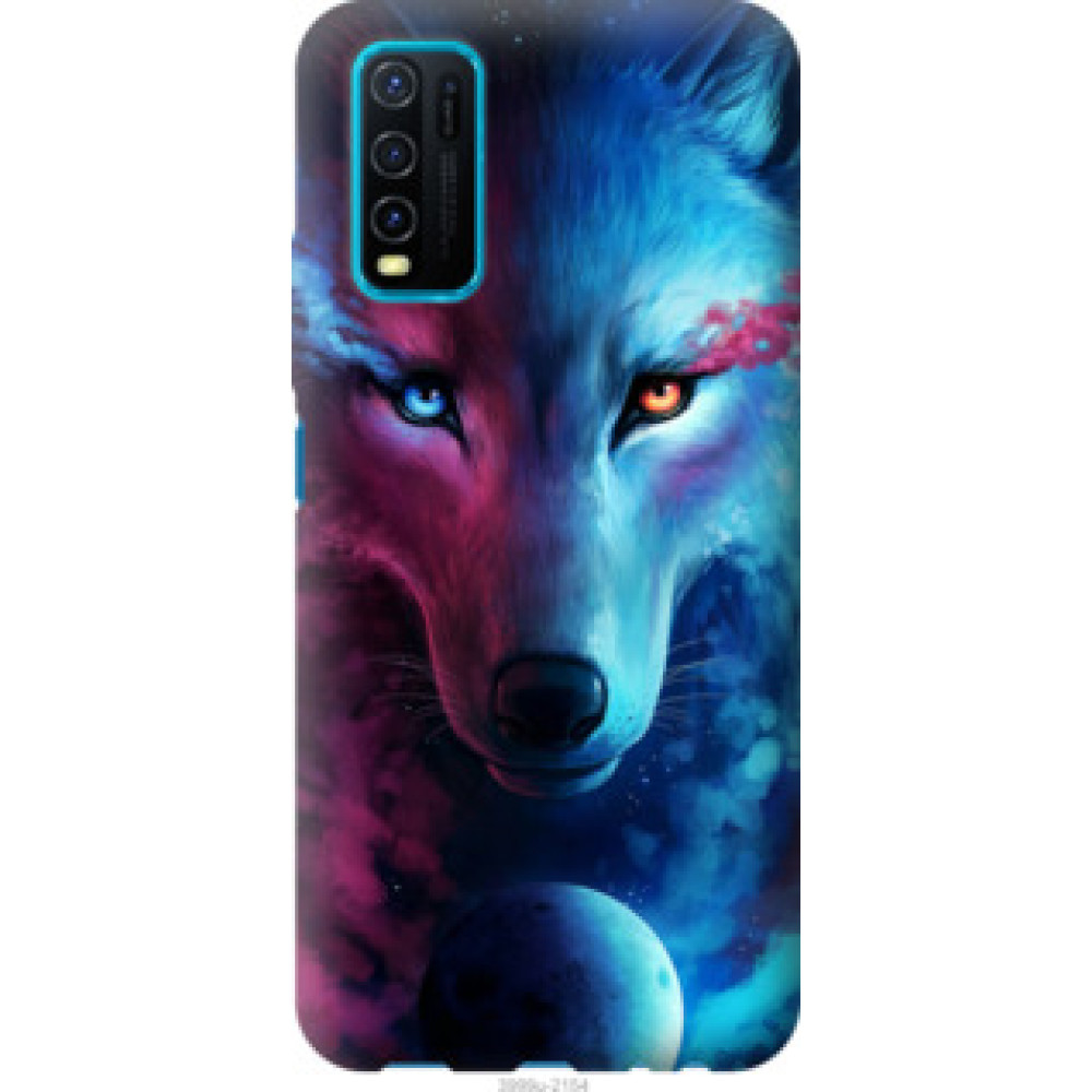 Чехол на Vivo Y30 Арт-волк (3999u-2154)