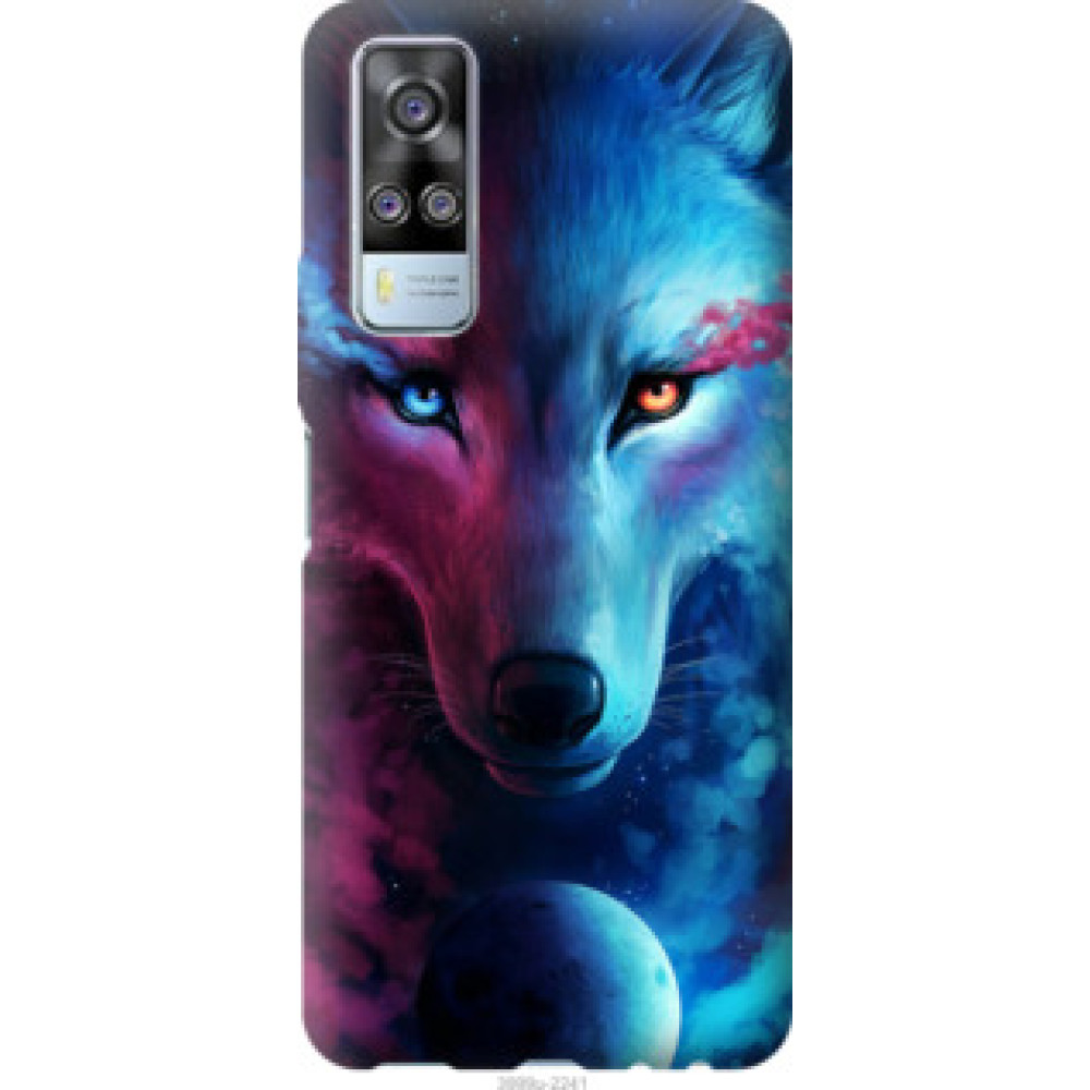Чехол на Vivo Y51 2020 Арт-волк (3999u-2241)