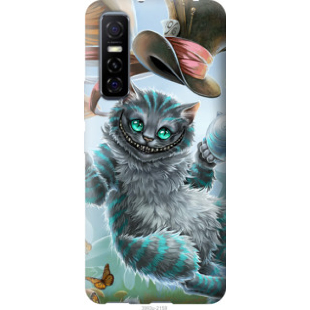 Чехол на Vivo Y73S Чеширский кот 2 (3993u-2159)