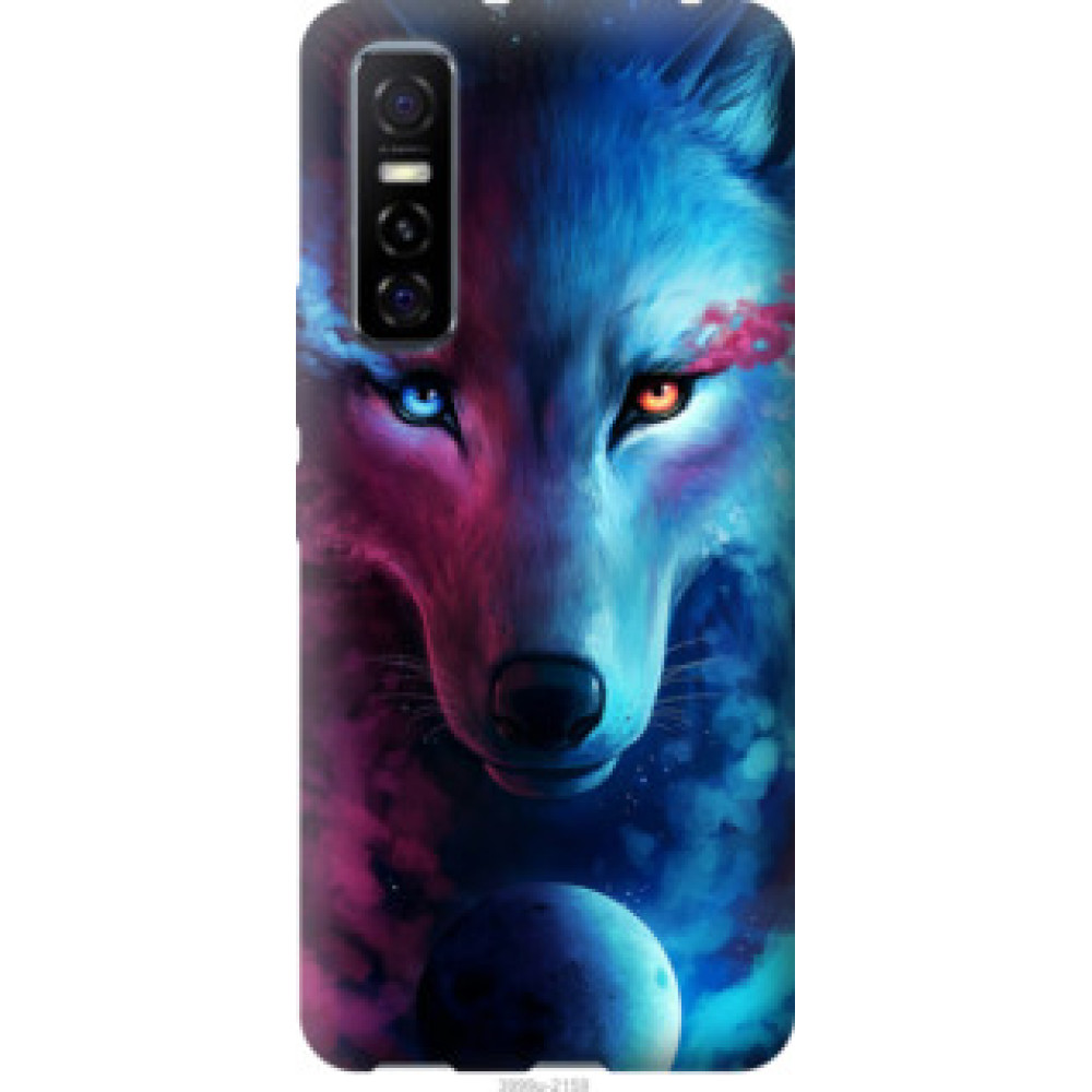 Чехол на Vivo Y73S Арт-волк (3999u-2159)