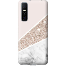 Чехол на Vivo Y73S Пастельный мрамор (4342u-2159)