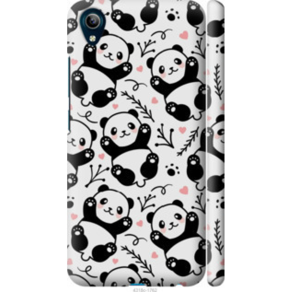 Чехол на Vivo Y91C Панды (4318c-1762)