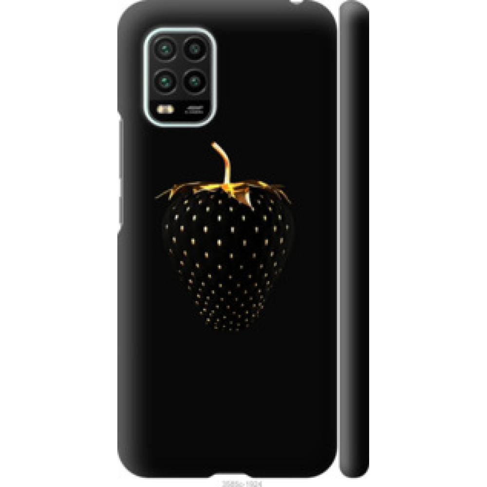 Чохол на Xiaomi Mi 10 Lite Черная клубника (3585c-1924)