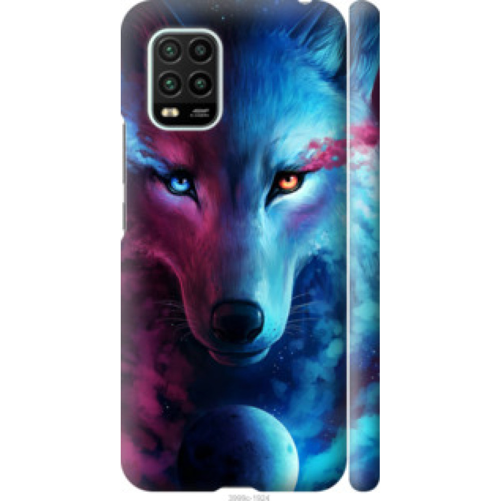 Чохол на Xiaomi Mi 10 Lite Арт-волк (3999c-1924)