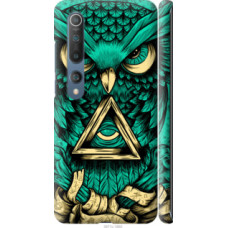 Чехол на Xiaomi Mi 10 Сова Арт-тату (3971c-1860)