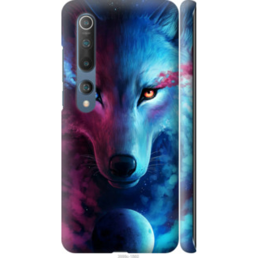 Чохол на Xiaomi Mi 10 Арт-волк (3999c-1860)