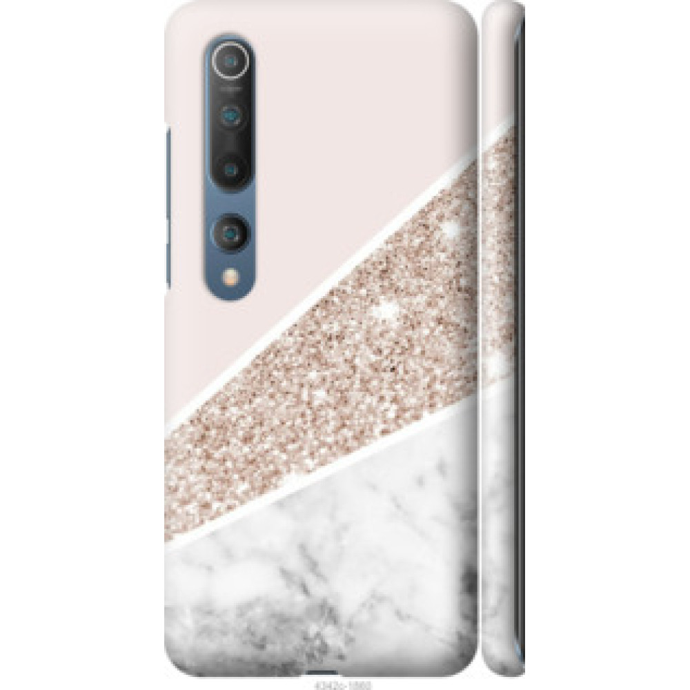 Чохол на Xiaomi Mi 10 Пастельный мрамор (4342c-1860)