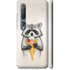 Чехол на Xiaomi Mi 10 Енотик с мороженым (4602c-1860)