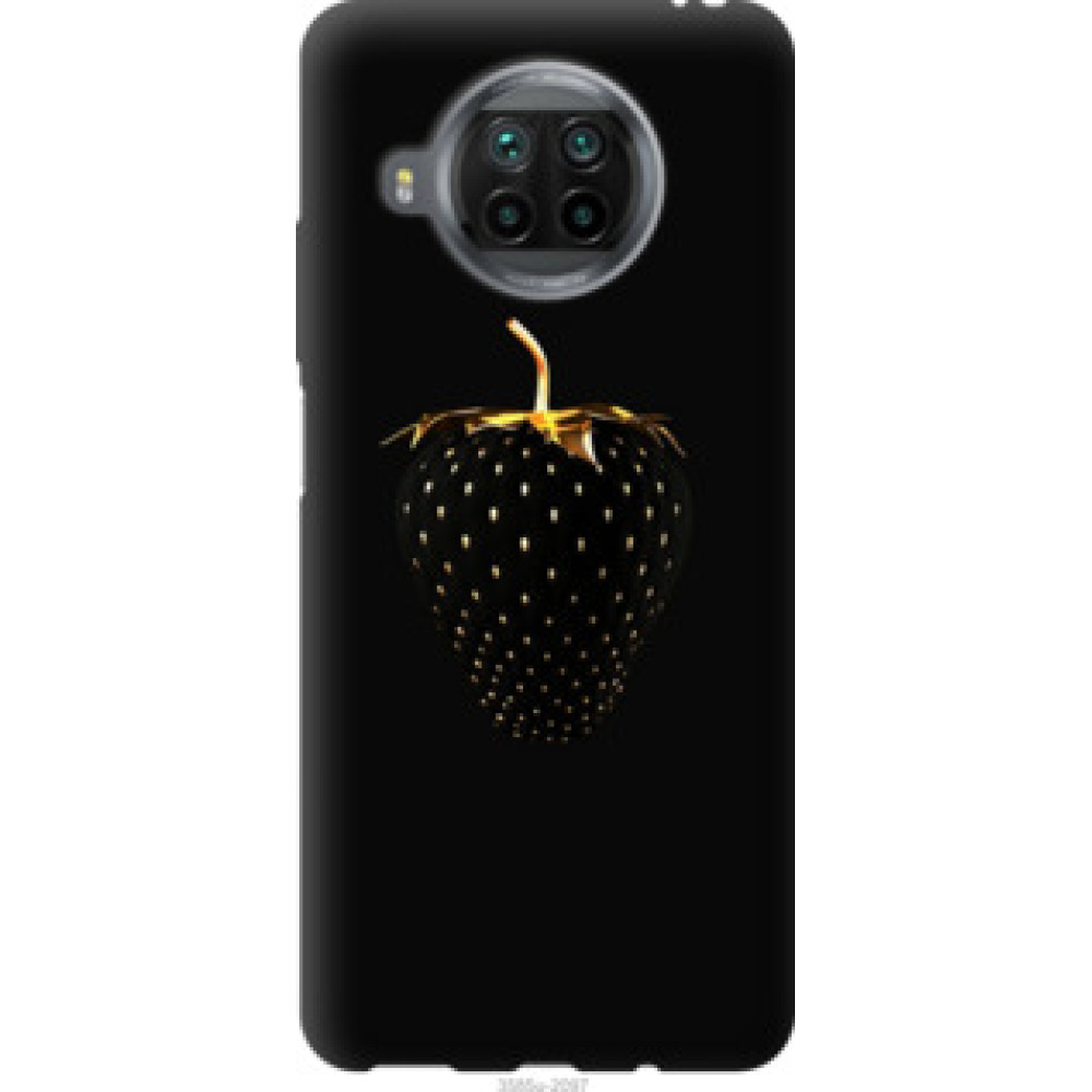 Чехол на Xiaomi Mi 10T Lite Черная клубника (3585u-2097)