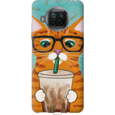 Чехол на Xiaomi Mi 10T Lite Зеленоглазый кот в очках (4054u-2097)