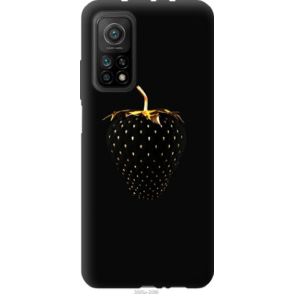 Чехол на Xiaomi Mi 10T Черная клубника (3585c-2096)