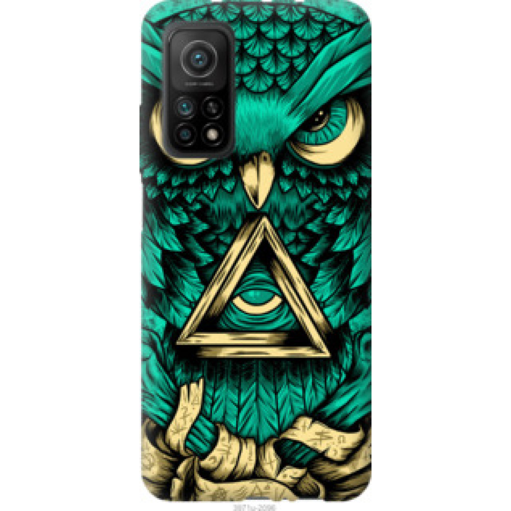 Чохол на Xiaomi Mi 10T Сова Арт-тату (3971c-2096)