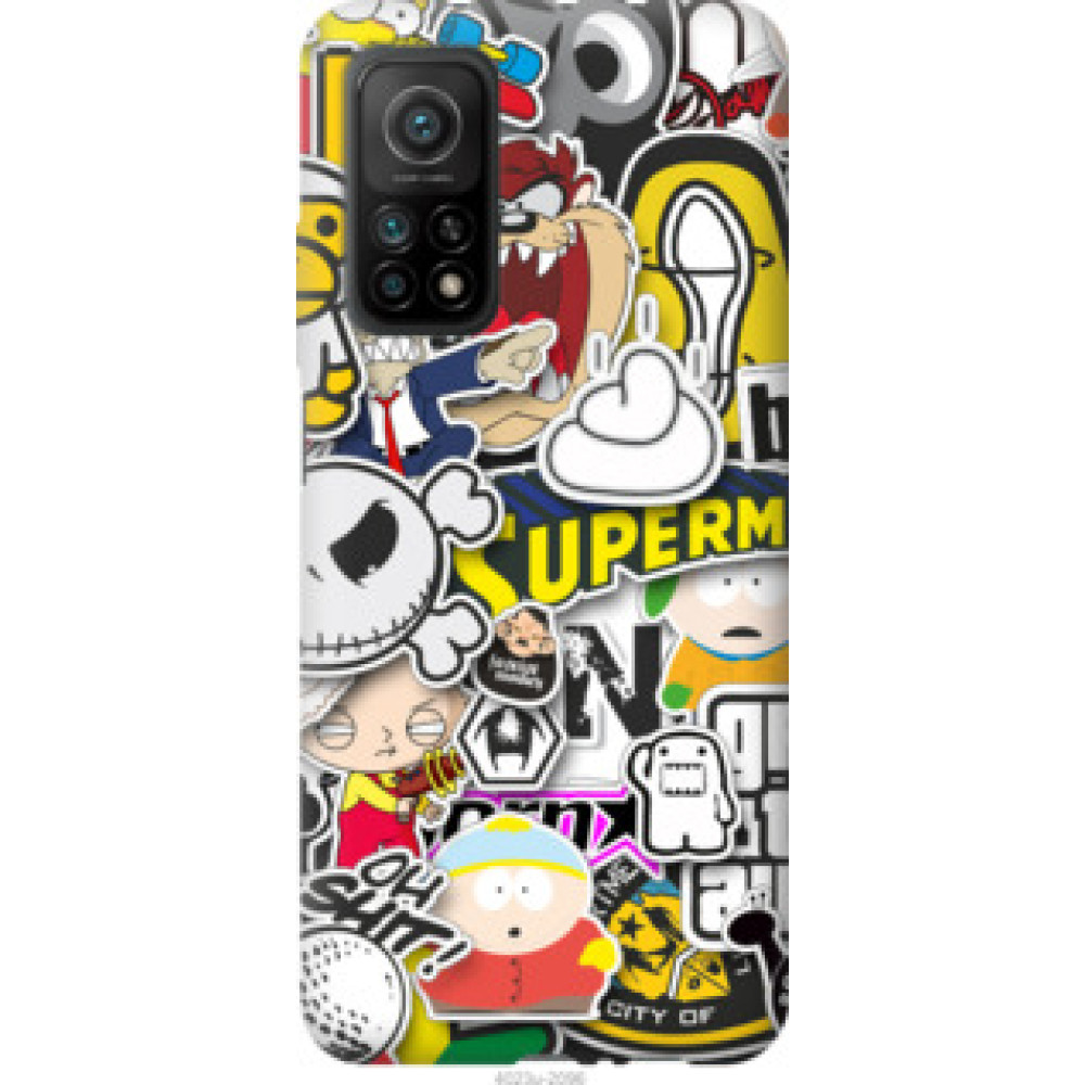 Чехол на Xiaomi Mi 10T Popular logos (4023c-2096)