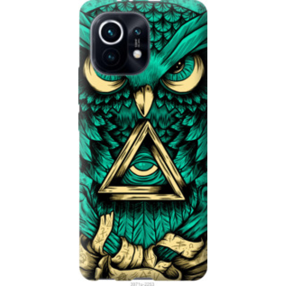Чехол на Xiaomi Mi 11 Сова Арт-тату (3971u-2253)