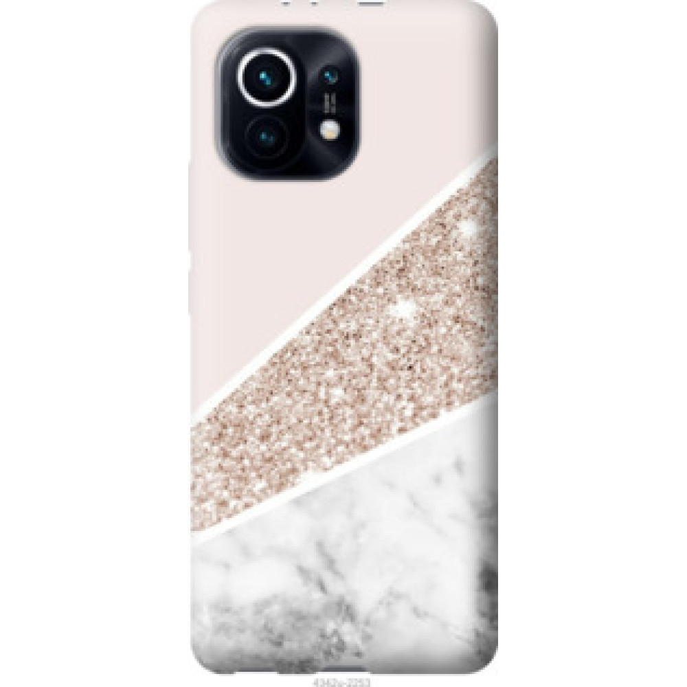 Чехол на Xiaomi Mi 11 Пастельный мрамор (4342u-2253)
