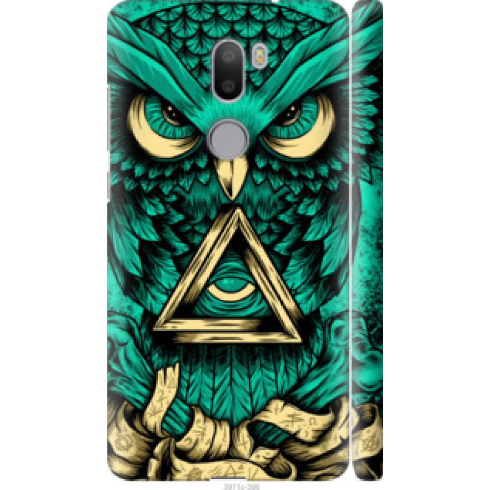 Чехол на Xiaomi Mi 5s Plus Сова Арт-тату (3971c-396)