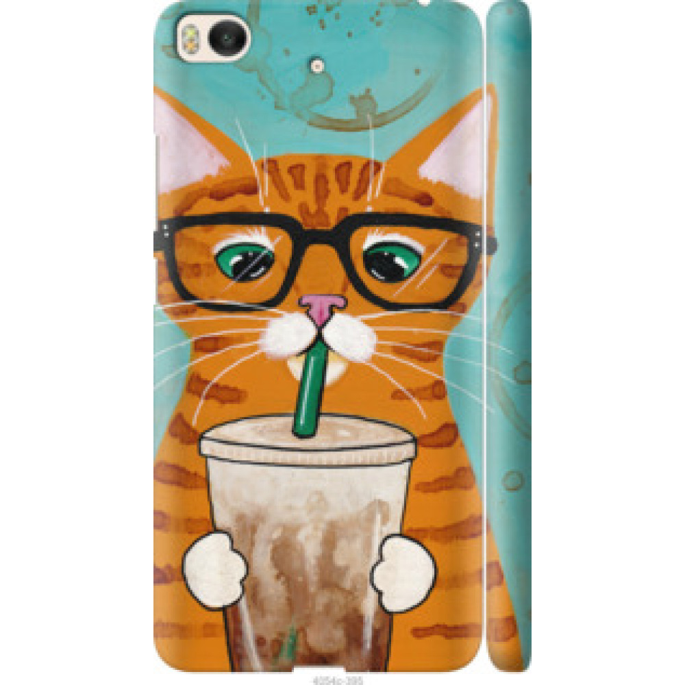 Чехол на Xiaomi Mi 5s Зеленоглазый кот в очках (4054c-395)