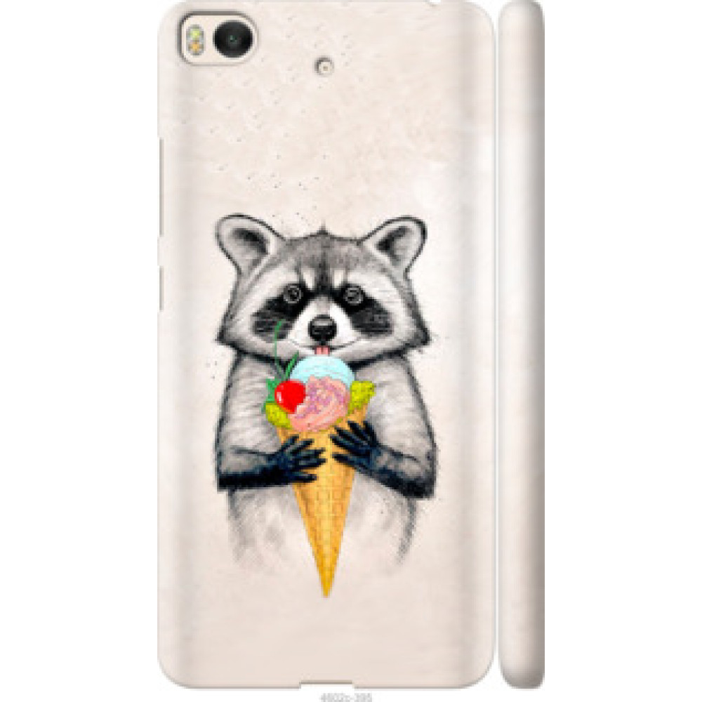 Чехол на Xiaomi Mi 5s Енотик с мороженым (4602c-395)