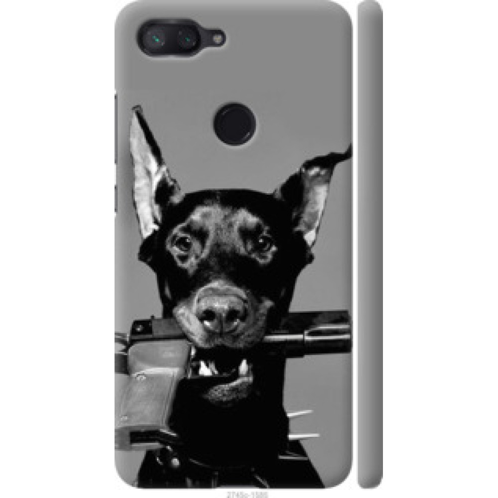 Чехол на Xiaomi Mi 8 Lite Доберман (2745c-1585)