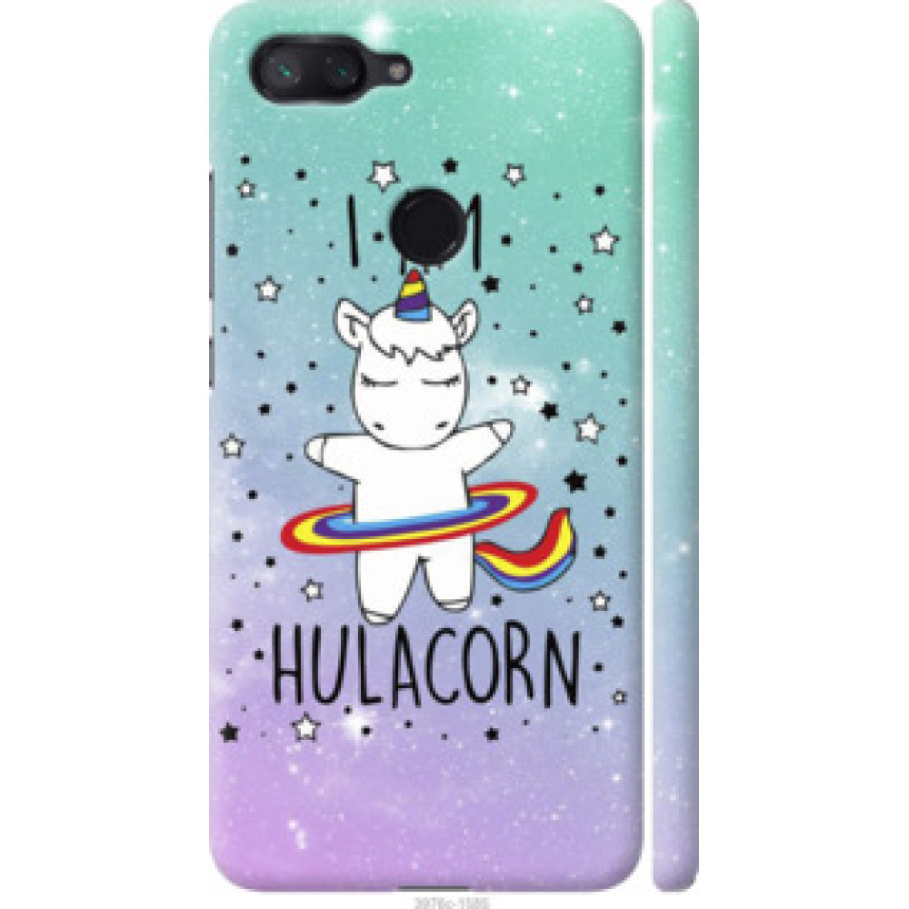 Чехол на Xiaomi Mi 8 Lite I'm hulacorn (3976c-1585)