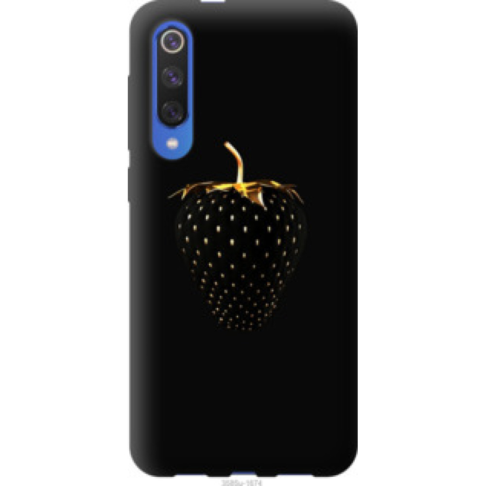 Чехол на Xiaomi Mi 9 SE Черная клубника (3585u-1674)