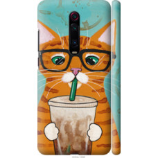 Чехол на Xiaomi Mi 9T Зеленоглазый кот в очках (4054c-1815)